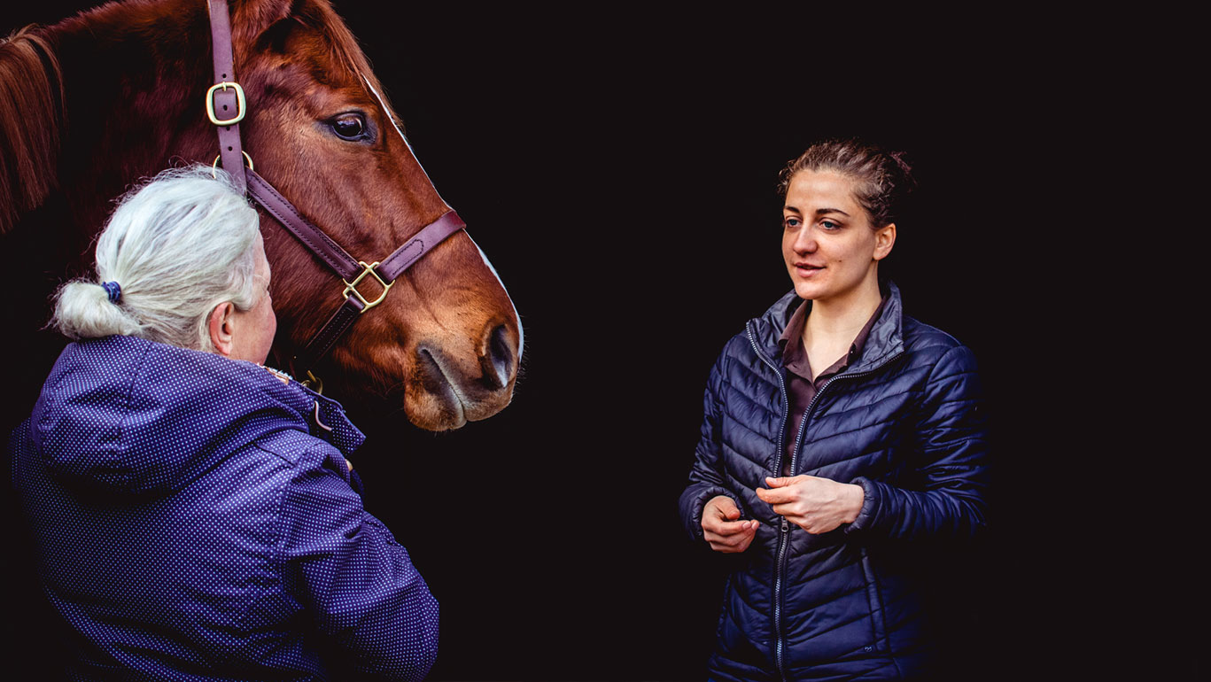 Carolin Utz beim Cognitive Coaching im Pferdesport